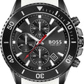 Buy Hugo Boss Admiral 46mm Chronograph White Rubber Strap Men's Watch - 1513966 in Pakistan