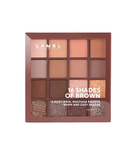 Buy LAMEL 16 Shades Of Brown Eyeshadow Palette № 16-3 in Pakistan