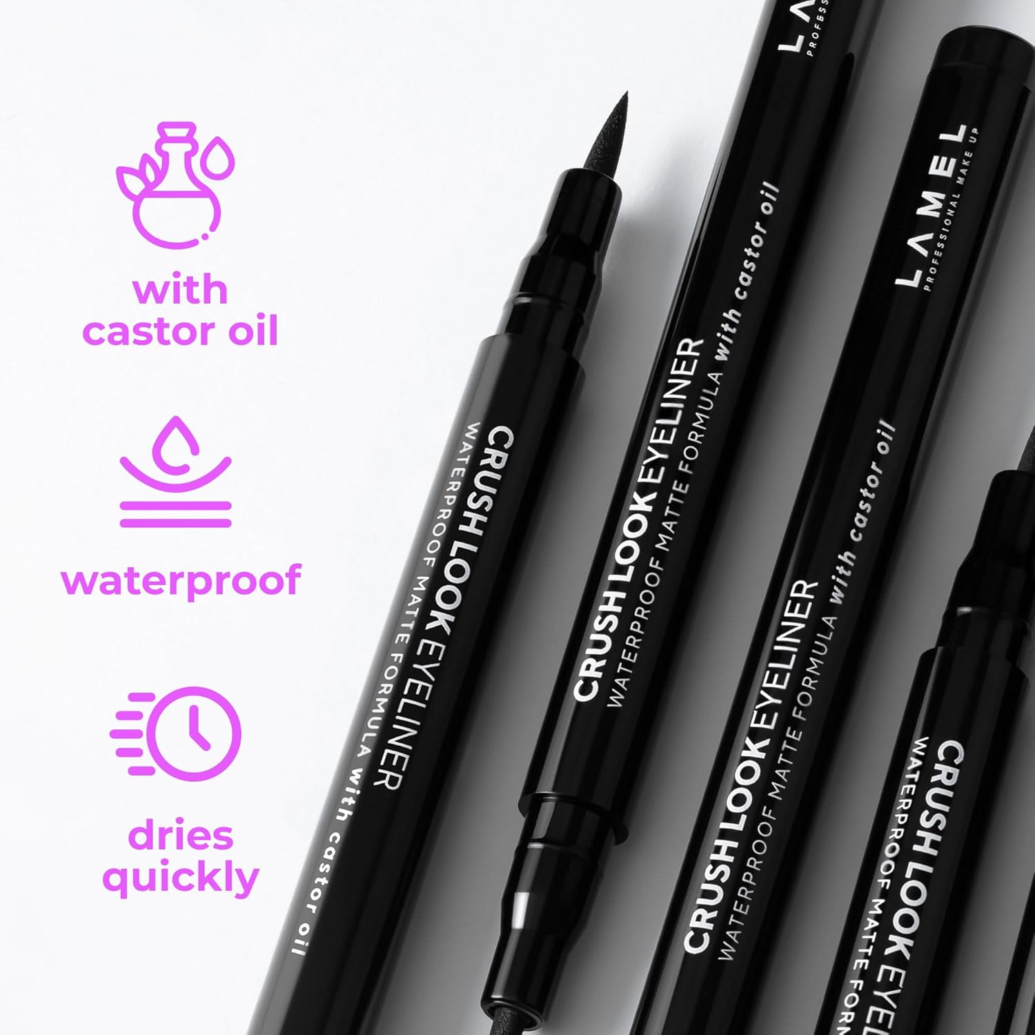 Buy LAMEL Crush Look Eyeliner №401 Black in Pakistan