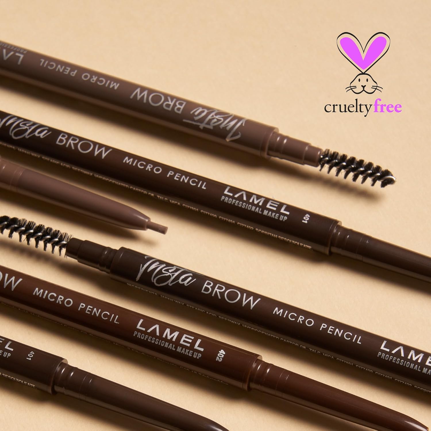 Buy LAMEL INSTA Micro Brow Pencil №402 Chocolate in Pakistan