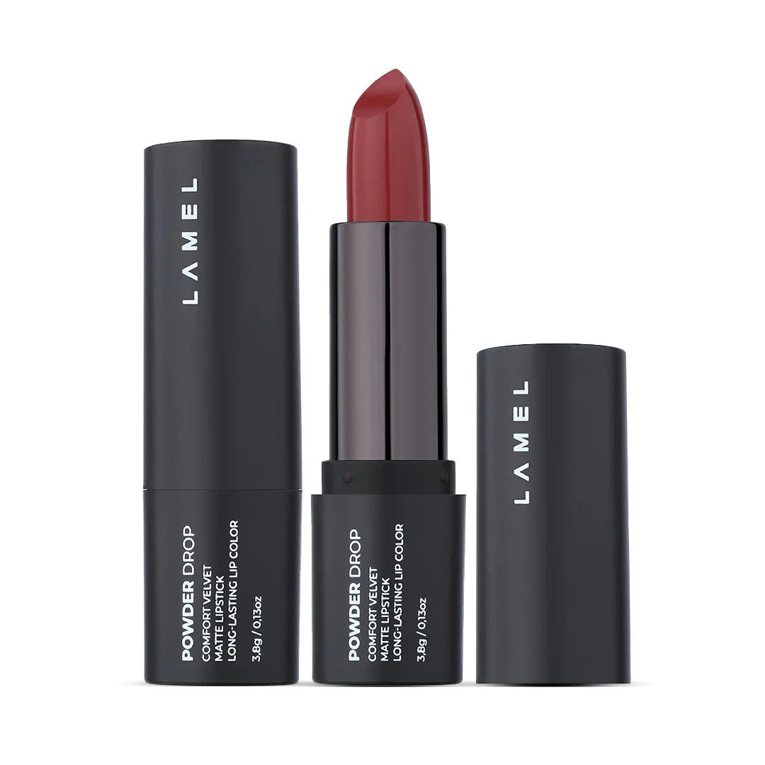 Buy LAMEL Lipstick Powder Drop №401 Cold Beige in Pakistan