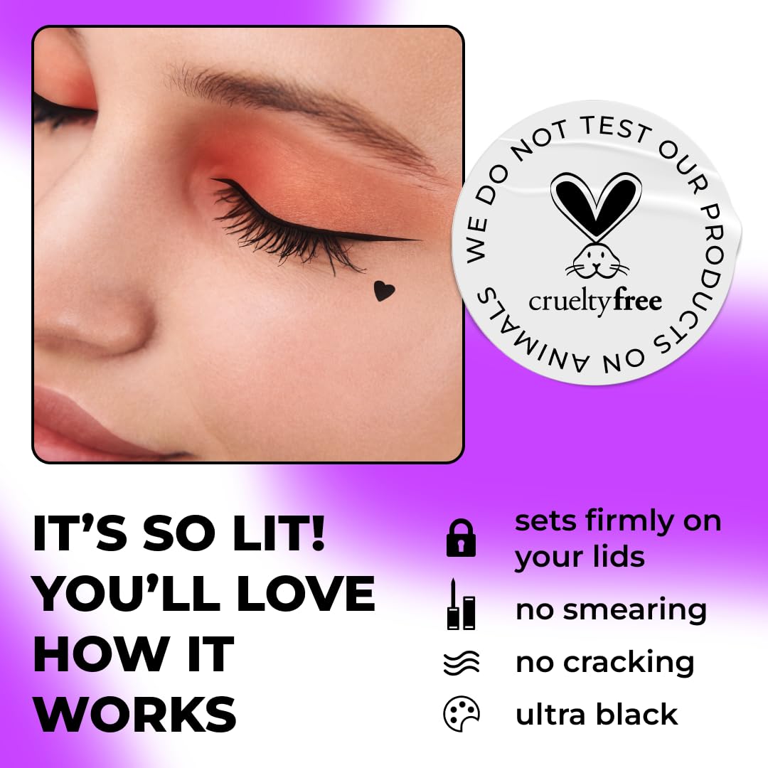 Buy LAMEL Liquid Long-Lasting Eyeliner With Soft Brush №401 Carbon Black in Pakistan