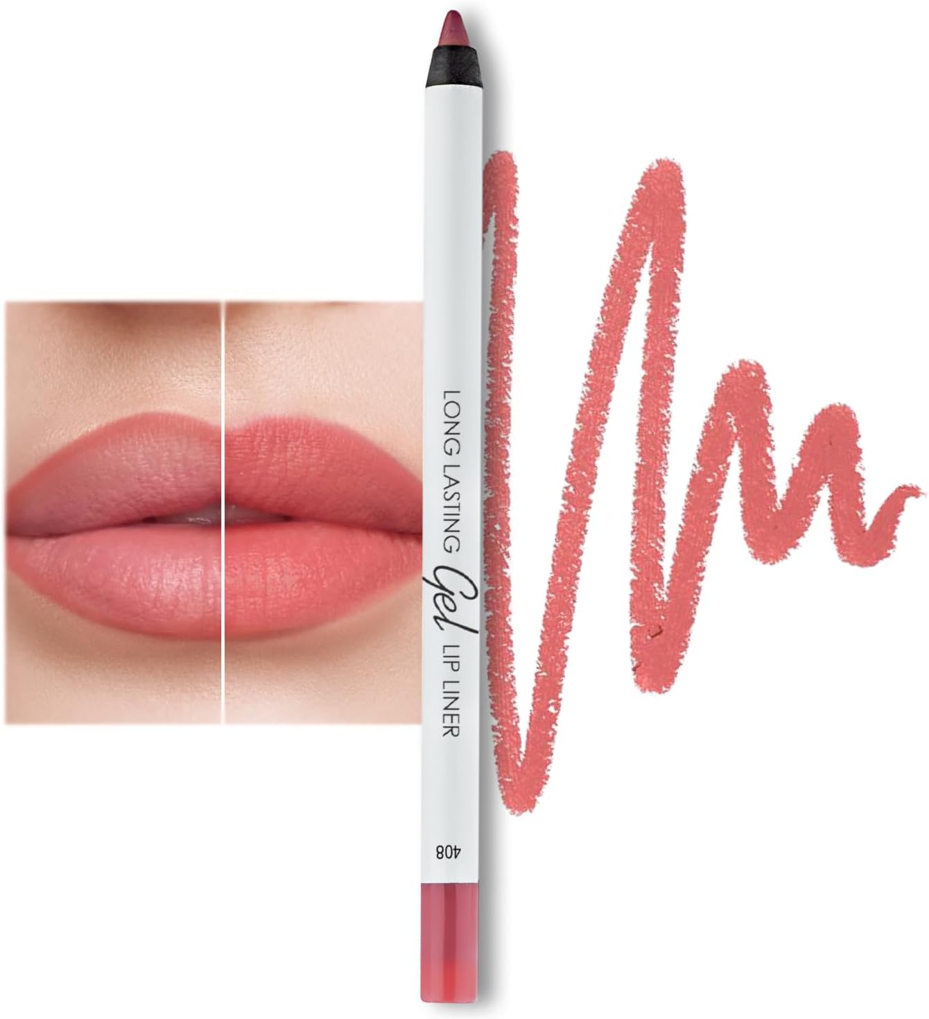 Buy LAMEL Long lasting Gel Lip Liner №408 Pink Plum in Pakistan