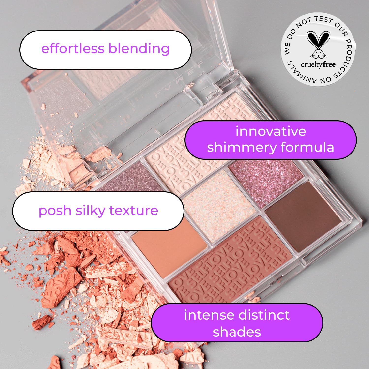 Buy LAMEL SELFLOVE Eyeshadow Palette №401 I'm Empowered in Pakistan