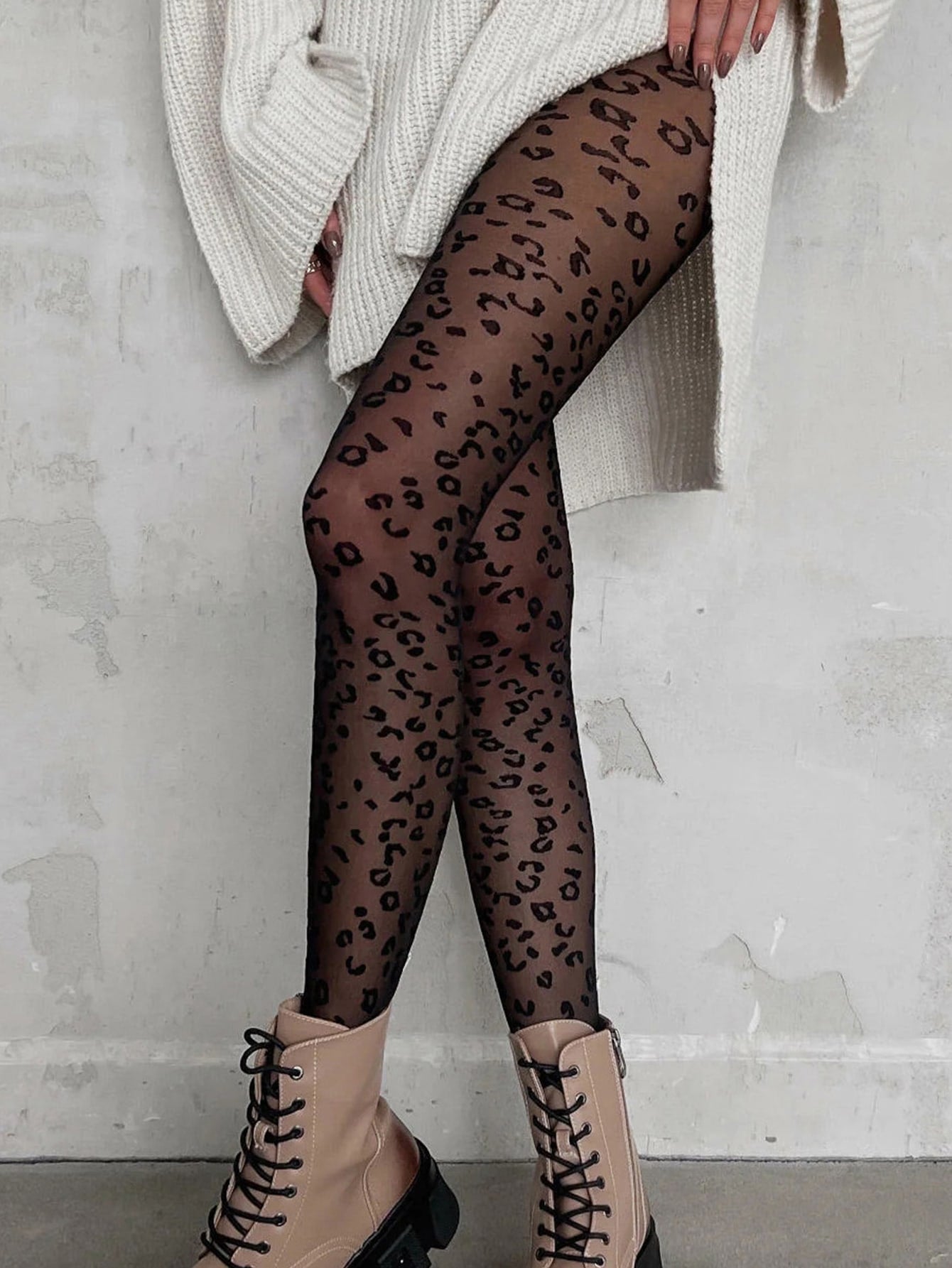 Buy SHEIN Leopard Print Tights in Pakistan