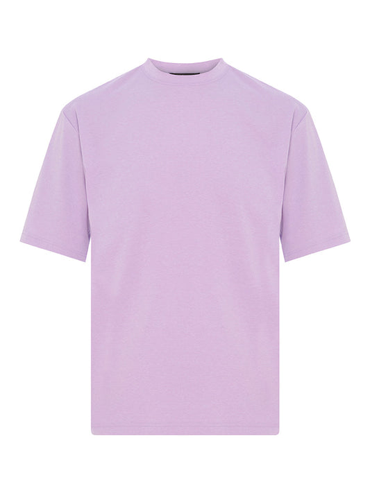Buy Unisex Plain Crew Neck Short Sleeve T-Shirt - Lilac in Pakistan