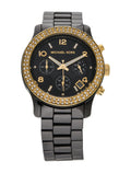 Buy Michael Kors Parker Chronograph Black Dial Black Ion-plated Ladies Watch - Mk6107 in Pakistan