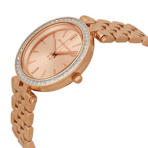 Buy Michael Kors Womens Quartz Stainless Steel Rose Gold Dial 33mm Watch - Mk3366 in Pakistan