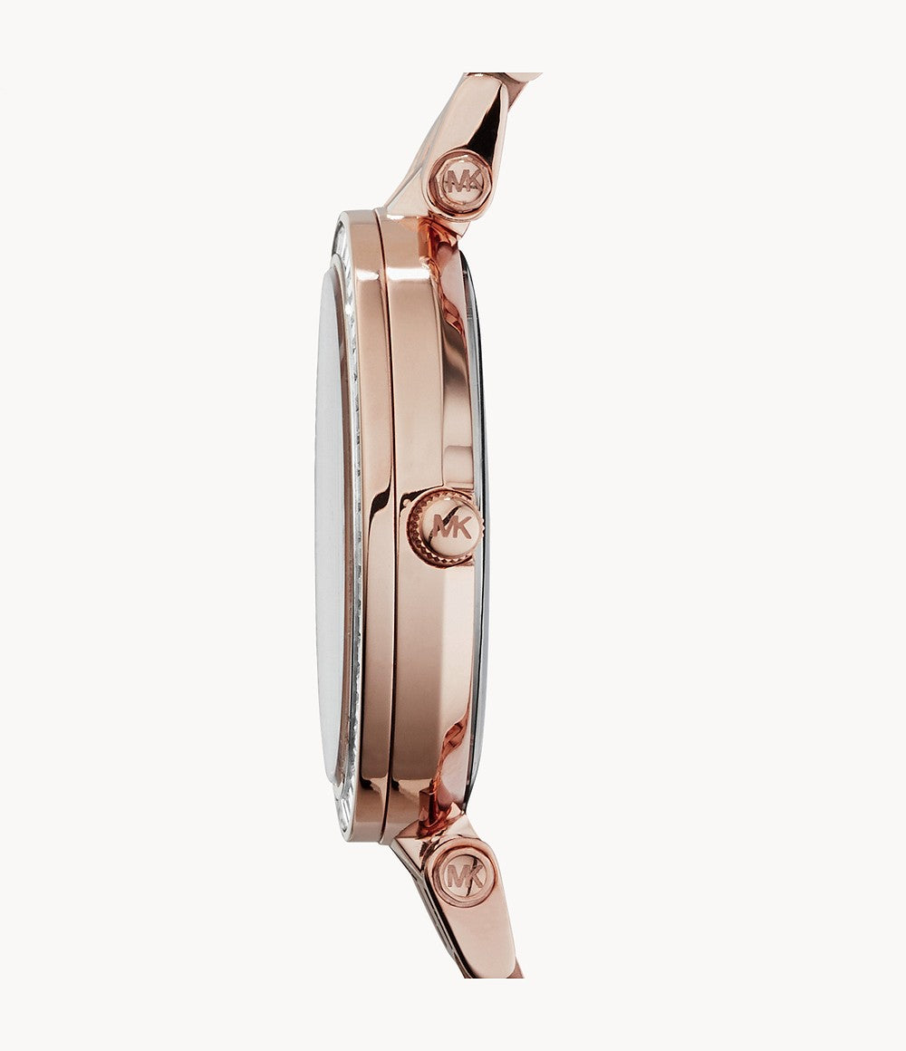 Buy Michael Kors Womens Quartz Stainless Steel Rose Gold Dial 33mm Watch - Mk3366 in Pakistan