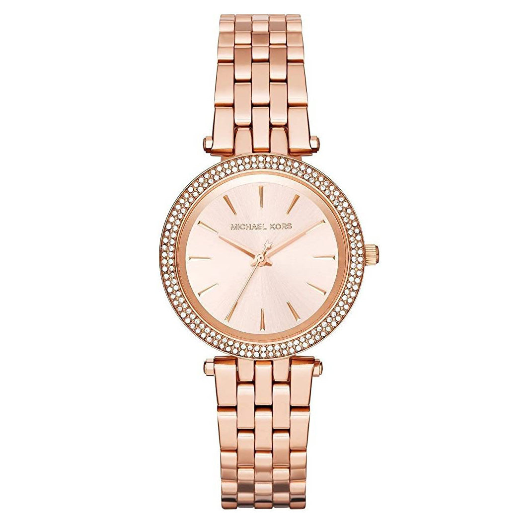 Buy Michael Kors Womens Quartz Stainless Steel Rose Gold Dial 33mm Watch - Mk3366 in Pakistan