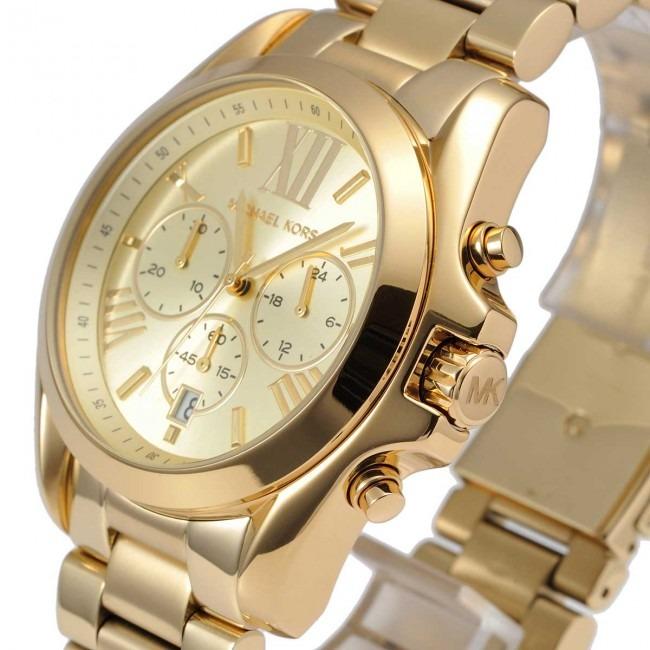 Buy Michael Kors Unisex Chronograph Quartz Stainless Steel Champagne Dial 40mm Watch - Mk5605 in Pakistan