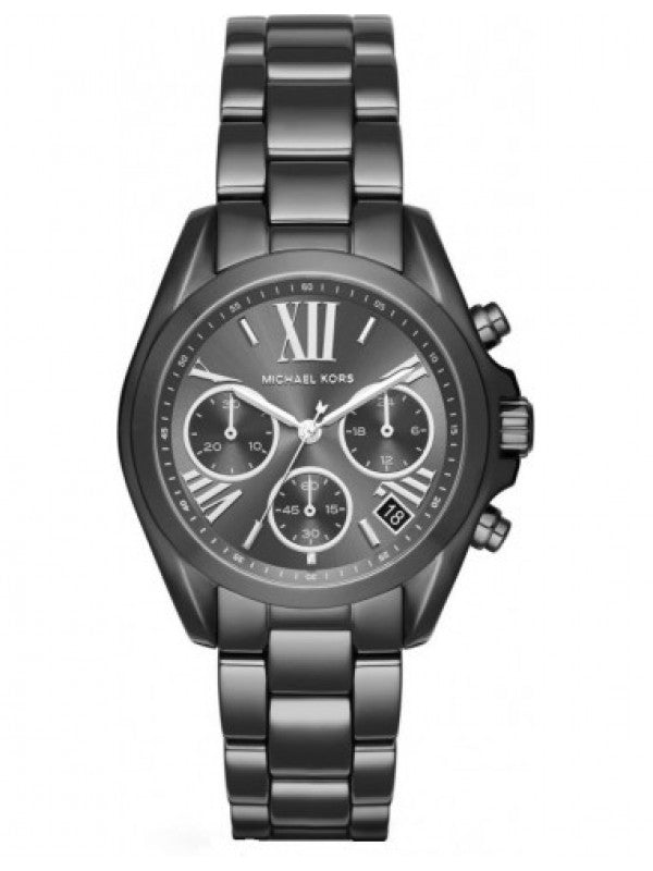 Buy Michael Kors Bradshaw Grey Dial Chronograph Gunmetal Tone Ladies Watch - Mk6249 in Pakistan