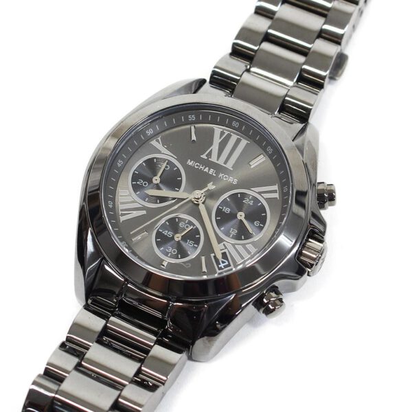 Buy Michael Kors Bradshaw Grey Dial Chronograph Gunmetal Tone Ladies Watch - Mk6249 in Pakistan