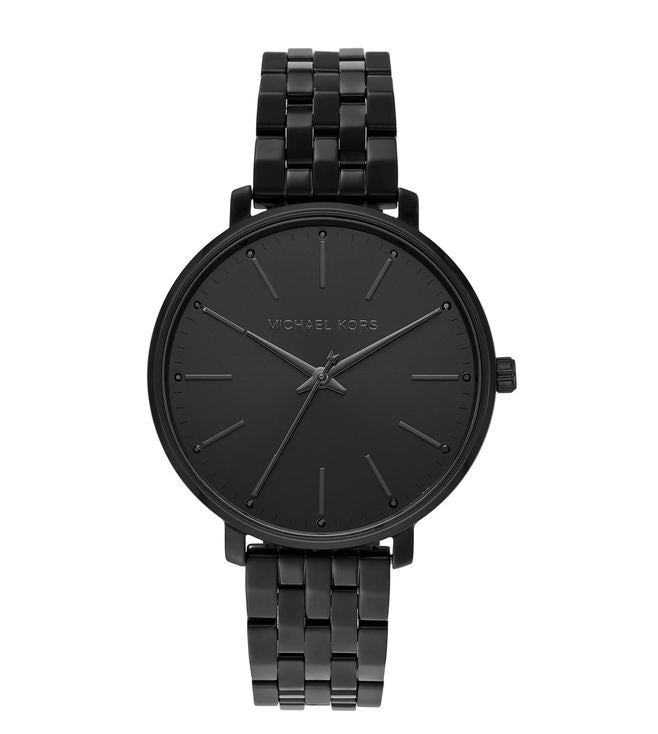 Buy Michael Kors Analog Black Dial Black Stainless Steel Strap Women's Watch-MK4455 in Pakistan