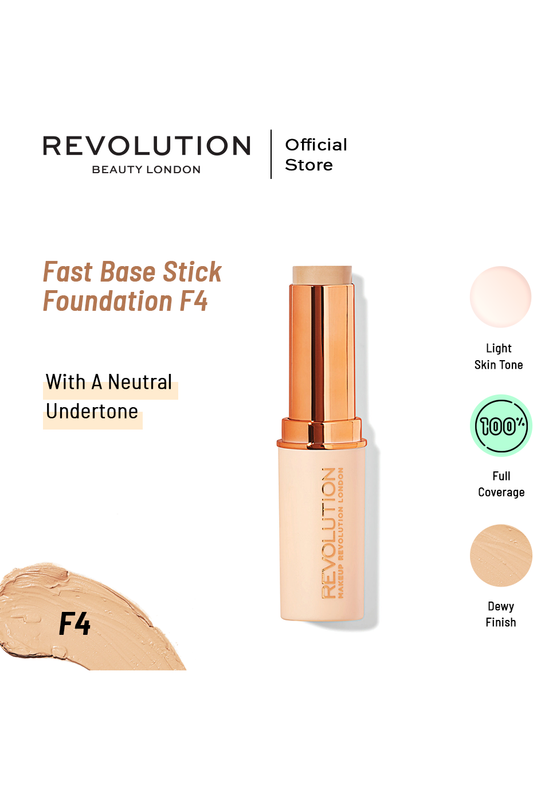 Buy Revolution Makeup Fast Base Stick Foundation F4 in Pakistan