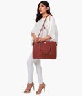 Buy Maroon laptop bag in Pakistan