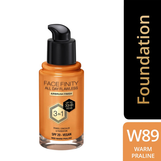 Buy Max Factor Facefinity All Day Flawless 3 in 1 Foundation 89 Warm Praline in Pakistan