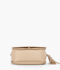 Buy Off-white foldover saddle bag in Pakistan