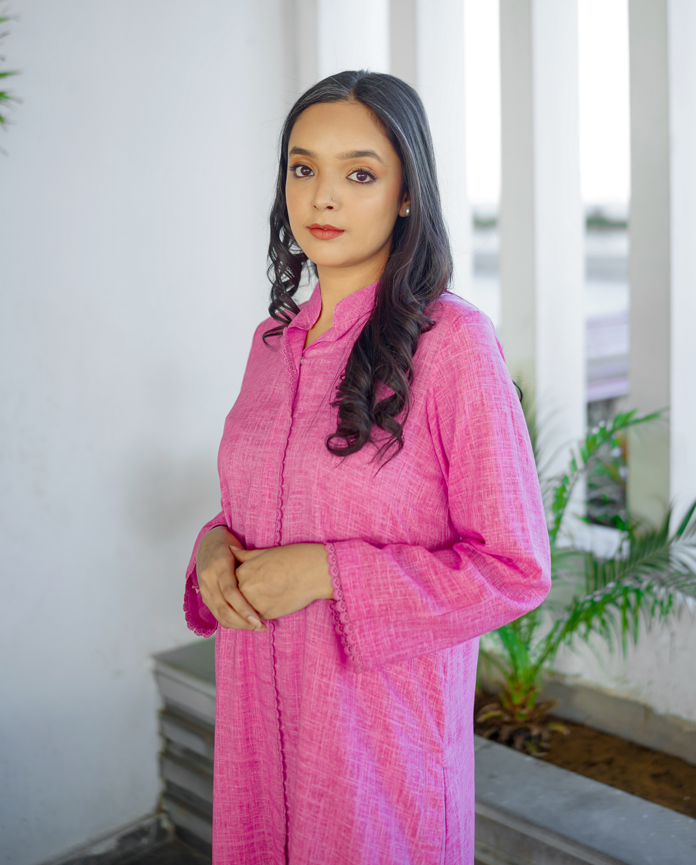 Buy Blush Pink Irish Cotton 2 Pc in Pakistan