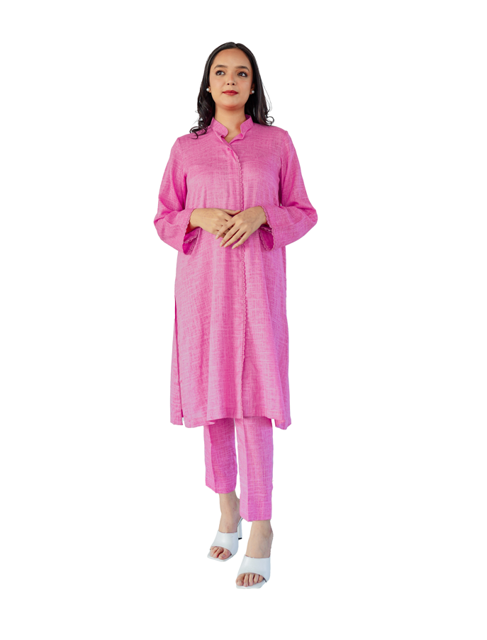 Buy Blush Pink Irish Cotton 2 Pc in Pakistan