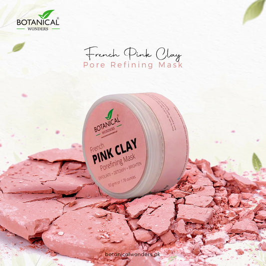 Buy Botanical Wonders French Pink Clay Pore Refining Mask in Pakistan