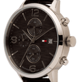 Buy Tommy Hilfiger Casual Grey Dial Black Leather Strap Watch for Men - 1710361 in Pakistan