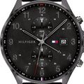 Buy Tommy Hilfiger Mens Quartz Leather Strap Black Dial 44mm Watch - 1791711 in Pakistan