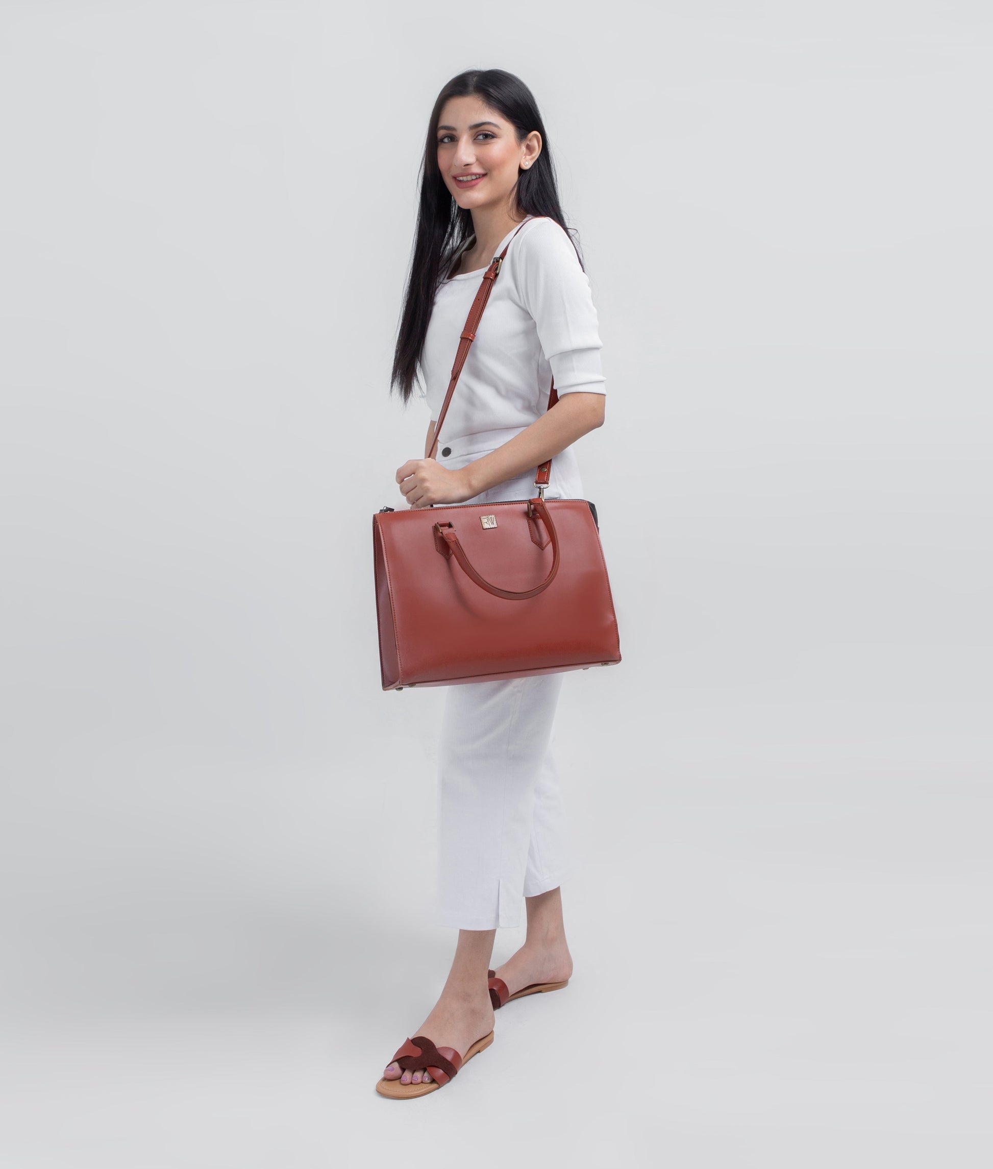 Buy Rust workplace handbag in Pakistan