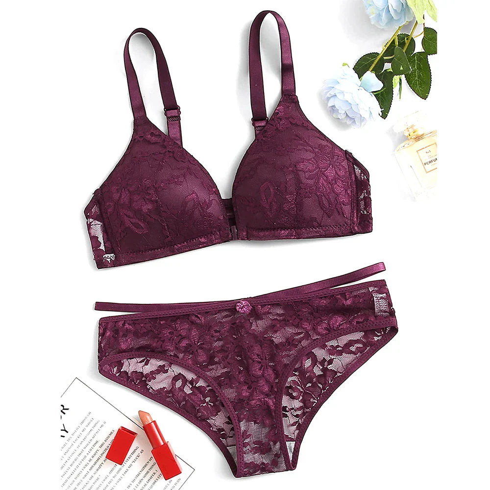 Buy Max Front Open Padded Bra and Panty Set in Pakistan