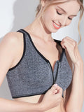 Buy Pearl Zipper Pushup Sports Bra in Pakistan