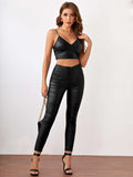 Buy SHEIN Leather Look Crop Cami Top in Pakistan