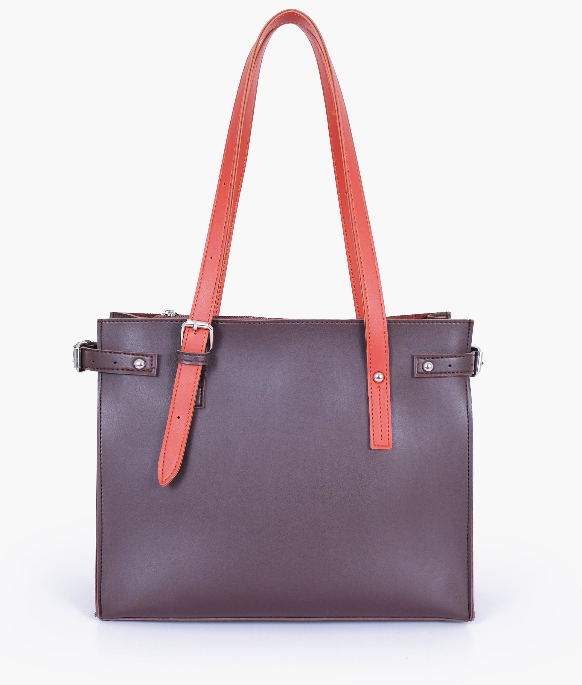 Buy Dark brown satchel tote bag in Pakistan