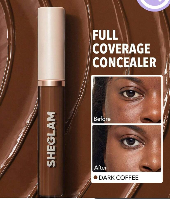 Buy Sheglam Newly Reformulated 12 Hr Full Coverage Concealer - Dark Coffee in Pakistan