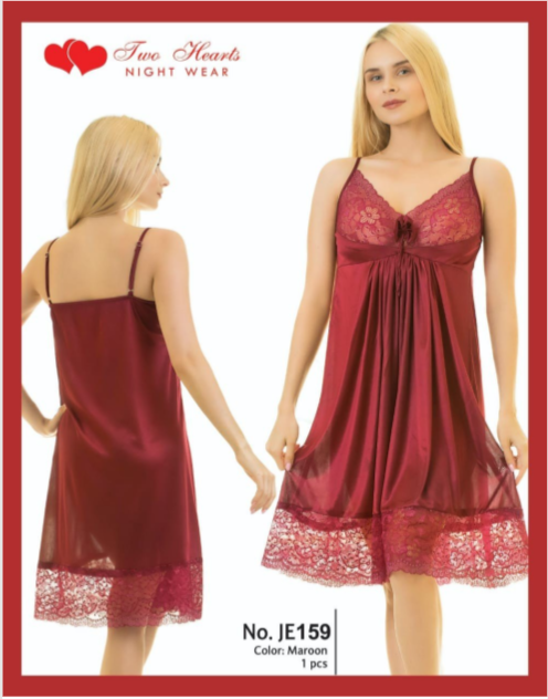 Buy 1 Piece Ceder Strap Short Nightie in Pakistan