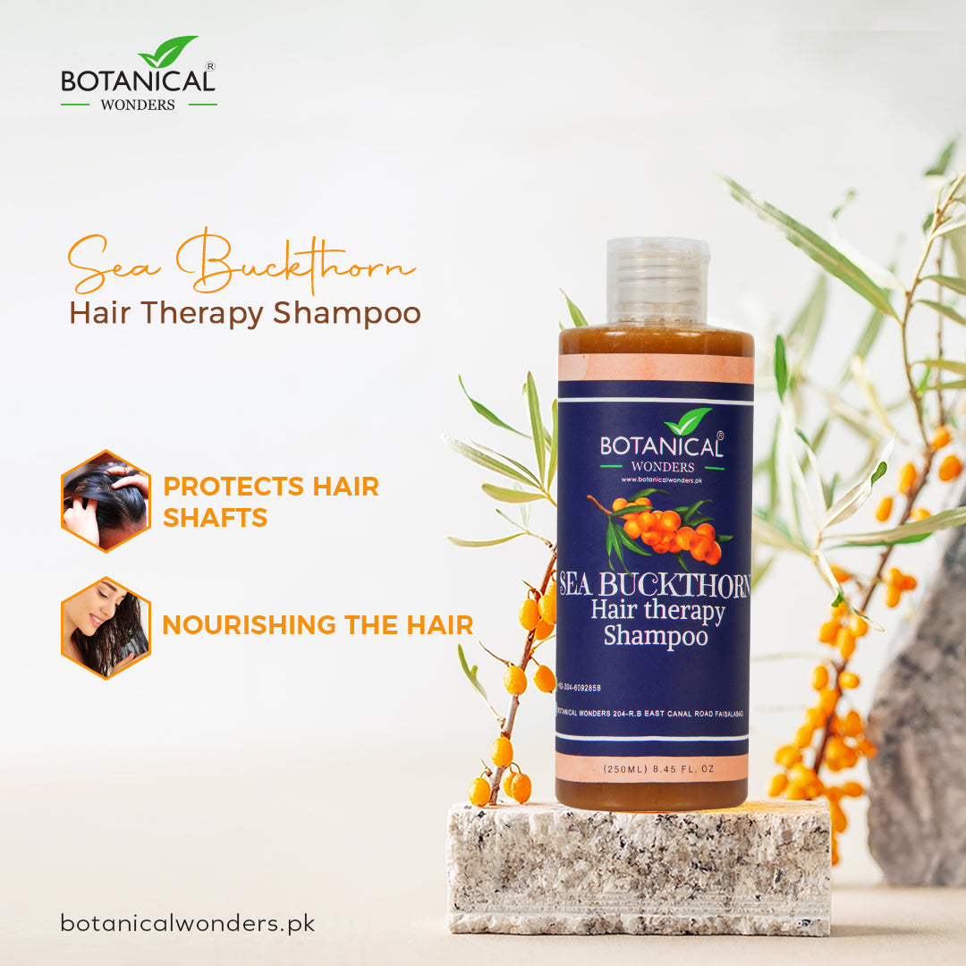 Buy Botanical Wonders Sea Buckthorn Hair Therapy Shampoo - 250ml in Pakistan