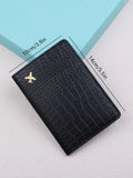 Buy Shein Minimalist Croc Embossed Passport Case in Pakistan