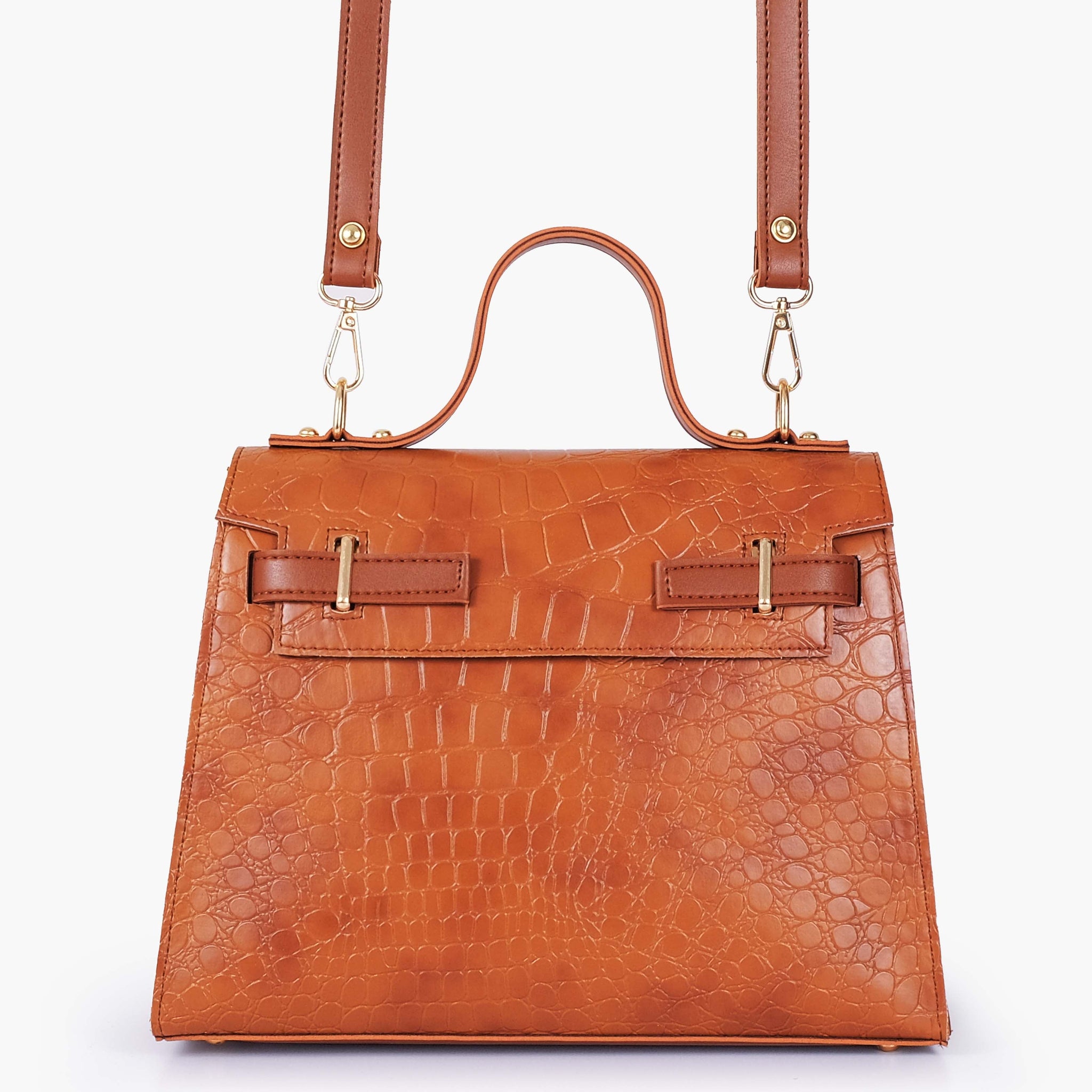 Buy Sienna crocodile cross-body bag with top-handle in Pakistan