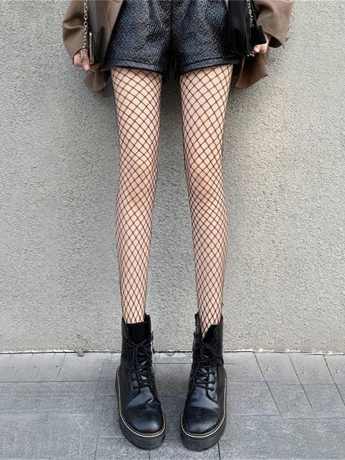 Buy SHEIN Solid Fishnet Tights in Pakistan