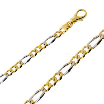 Buy Dual Tone Figaro Bracelet Gold and Silver in Pakistan