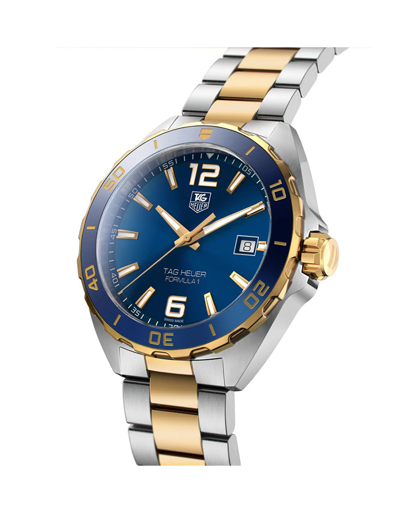 Buy Tag Heuer Formula 1 Blue Dial Two Tone Steel Strap Watch for Men - WAZ1120.BB0879 in Pakistan