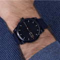 Buy Tommy Hilfiger Mens Quartz Silicone Strap Black Dial 42mm Watch - 1791382 in Pakistan