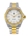 Buy Tag Heuer Aquaracer Silver Dial Two Tone Steel Strap Watch for Men - WAY1120.BB0930 in Pakistan