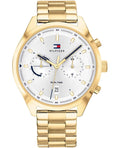 Buy Tommy Hilfiger Mens Quartz Stainless Steel Silver Dial 44mm Watch - 1791726 in Pakistan