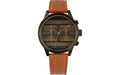 Buy Tommy Hilfiger Mens Quartz Brown Leather Strap Brown Dial 44mm Watch - 1791594 in Pakistan