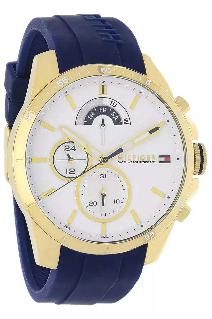 Buy Tommy Hilfiger Mens Quartz Analog White Dial 48mm Watch - 1791353 in Pakistan