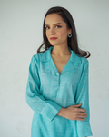 Buy Turquoise Irish Cotton 2 Pc in Pakistan