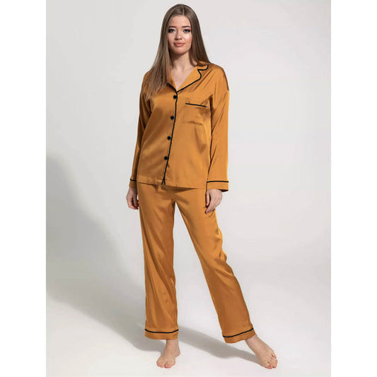 Buy Galaxy Pajama Suit Camel Brown in Pakistan