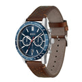 Buy Hugo Boss Allure Quartz Blue Dial Brown Strap Men's Watch - 1513921 in Pakistan