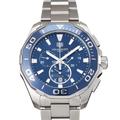 Buy Tag Heuer Carrera Blue Dial Silver Steel Strap Watch for Men - CAY111B.BA0927 in Pakistan