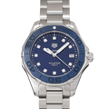 Buy Tag Heuer Aquaracer Blue Dial Silver Steel Strap Watch for Women - WAY131L.BA0748 in Pakistan